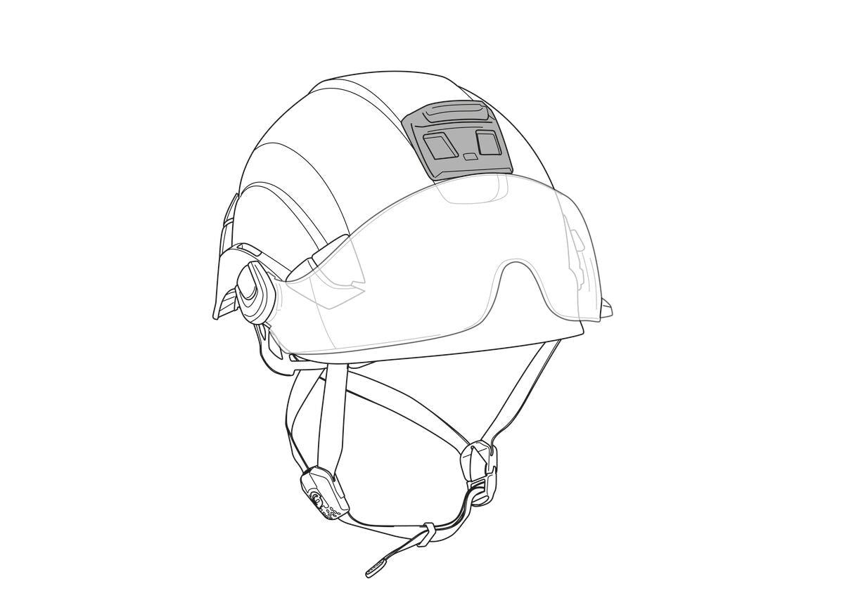Petzl HELMET ADAPT Headlamp Mount