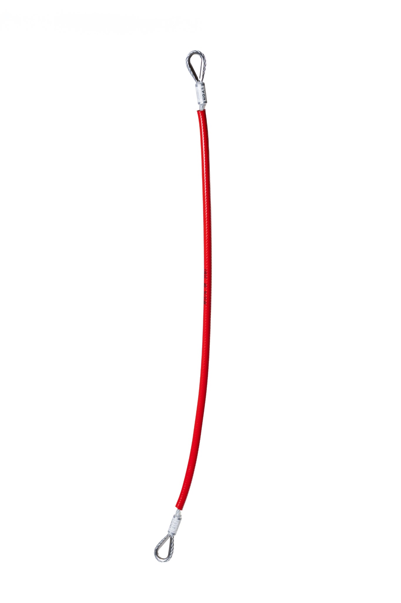 Lyon 7mm Galvanised Steel Anchor Strop 0.75m Red
