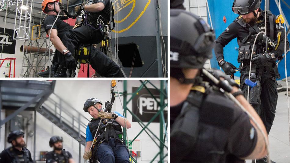 Police Firearms Officer Work at Height