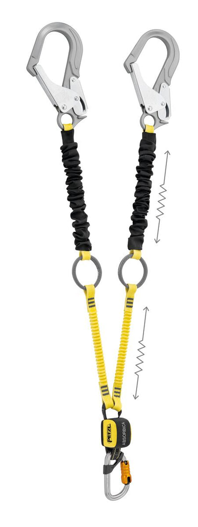 Petzl ABSORBICA-Y TIE-BACK MGO Lanyard