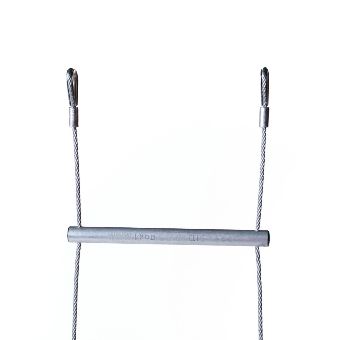 Lyon Wide Plain Rung Ladder Swaged Eye Fittings 3