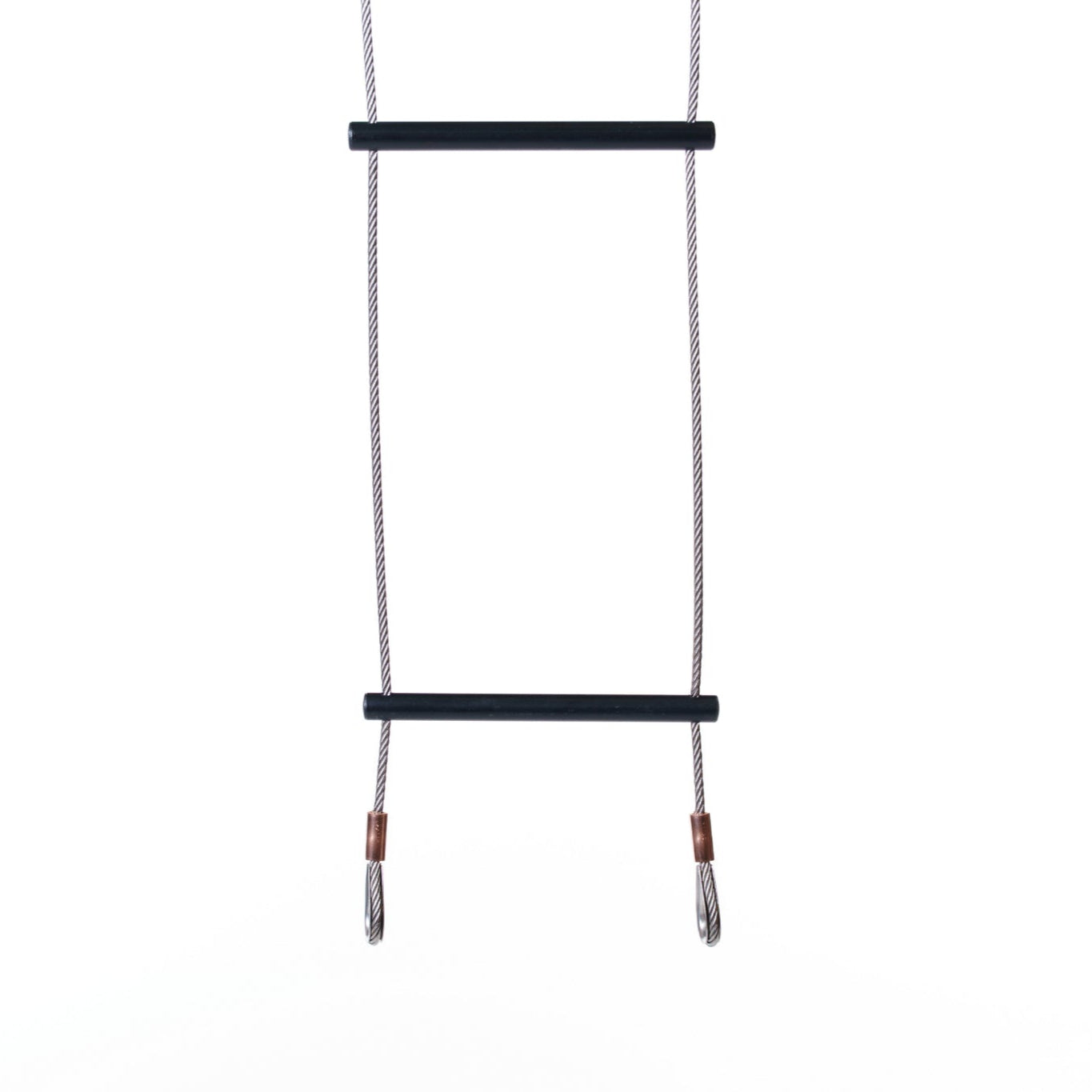 Ladder Eye Lyon 10m Compact Ladder Black Rung Stainless Steel Single Eye Fitting ...