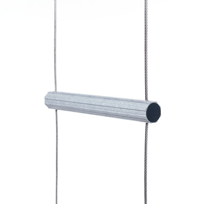 Lyon Wide GRP Rung Ladder 4mm Stainless Steel Wire Side 3