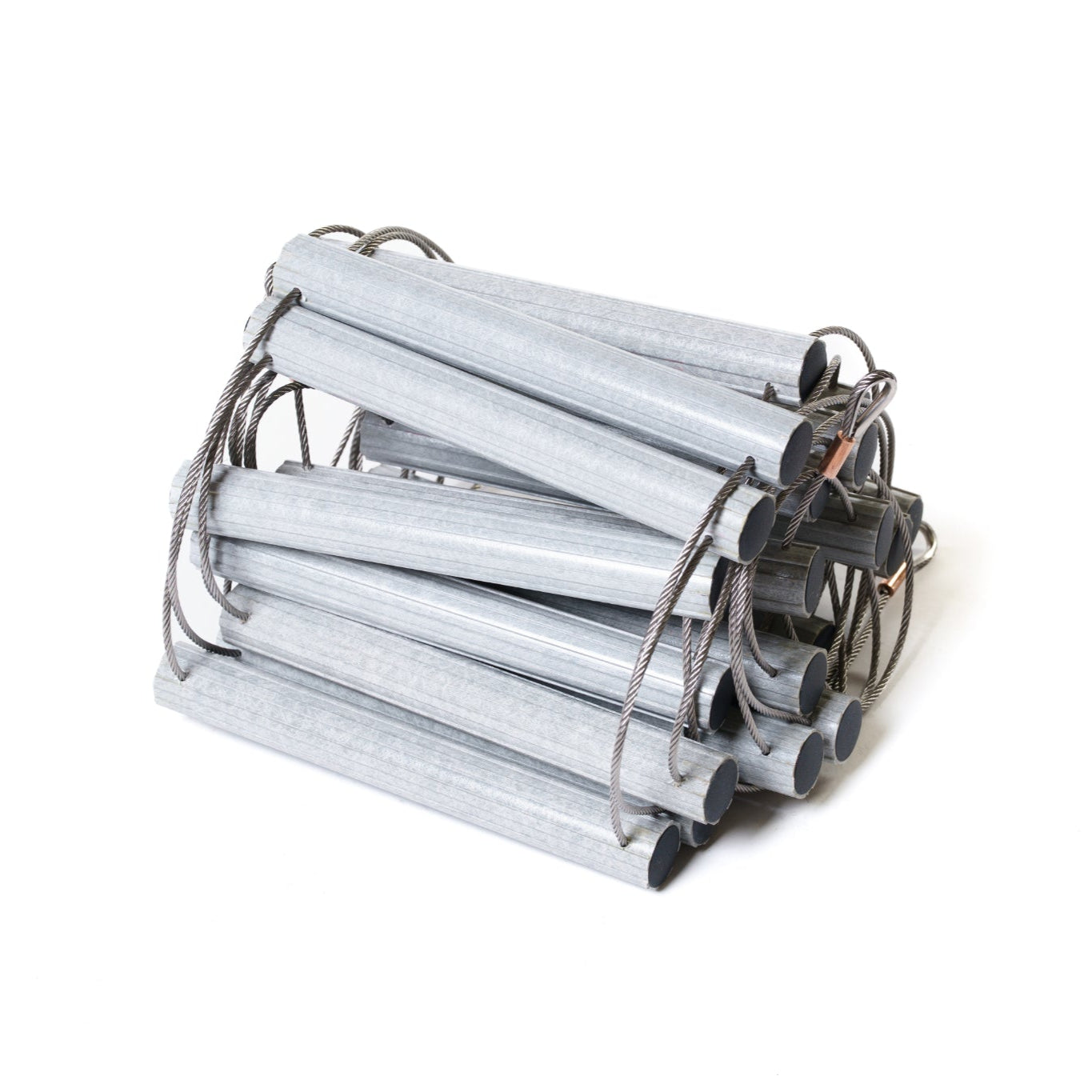 Lyon Wide GRP Rung Ladder 4mm Stainless Steel Wire Side 1