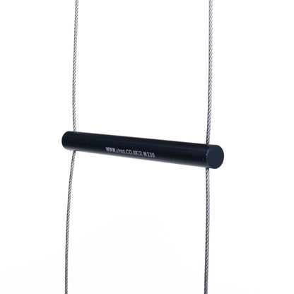 Lyon Wide Black Rung Ladder Stainless Steel Wire Swaged Eye Fittings 3