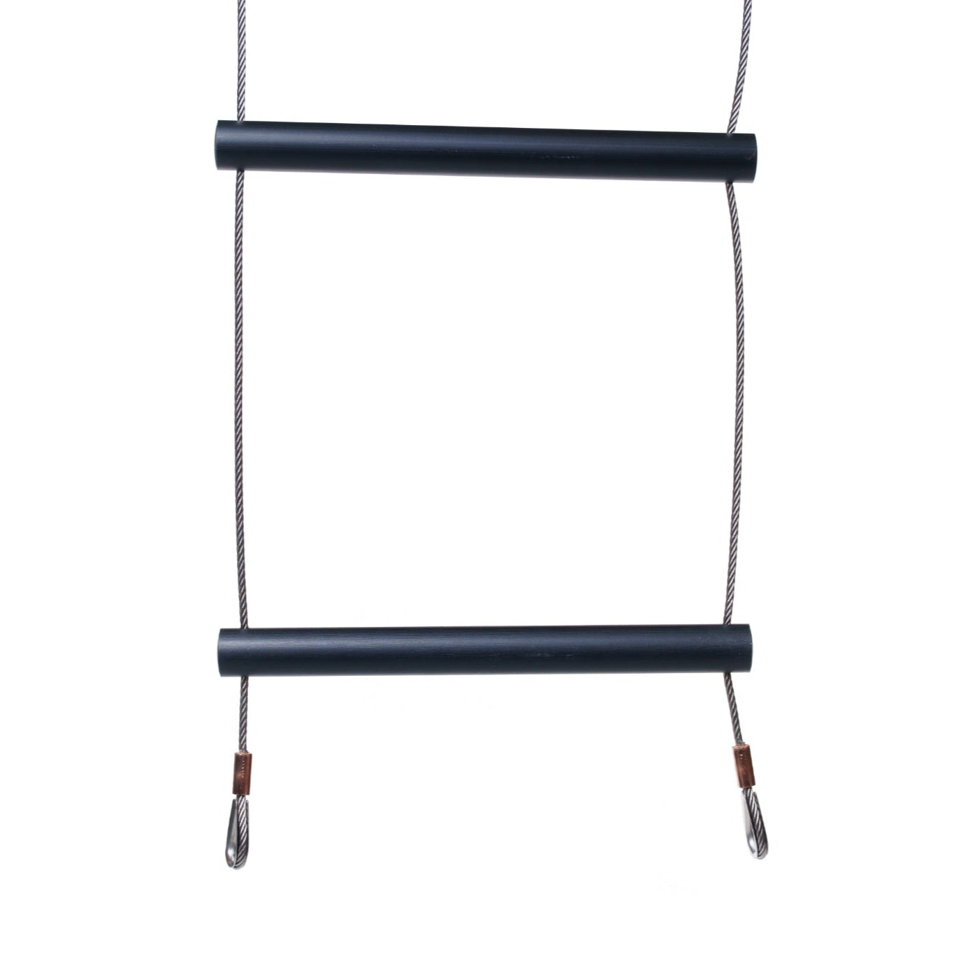 Lyon Wide Black Rung Ladder Stainless Steel Wire Swaged Eye Fittings 2