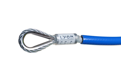 Lyon 7mm Galvanised Steel Anchor Strop 0.5m Red