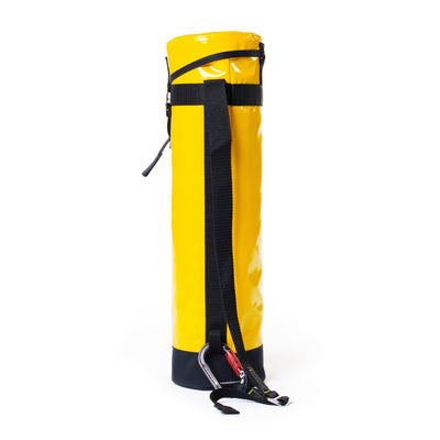 Yellow and black waders on a white background