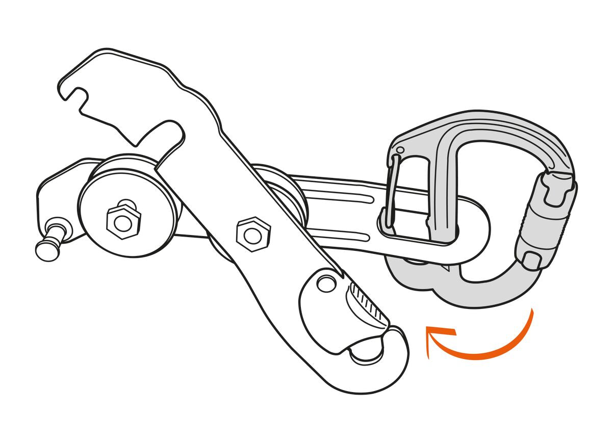 Petzl FREINO Z Twist-Lock Carabiner