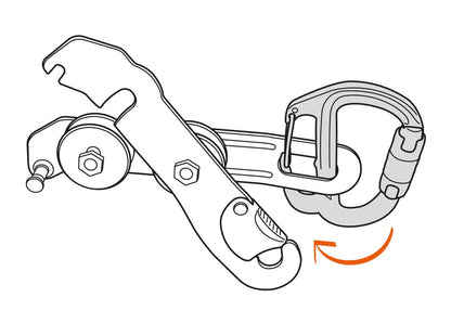 Petzl FREINO Z Twist-Lock Carabiner