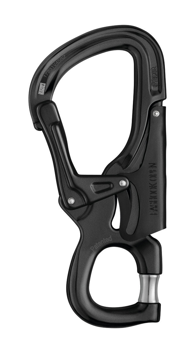 Petzl EASHOOK OPEN Carabiner Black 1