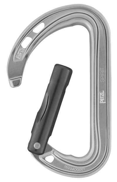 Petzl Spirit Carabiner Gate Open