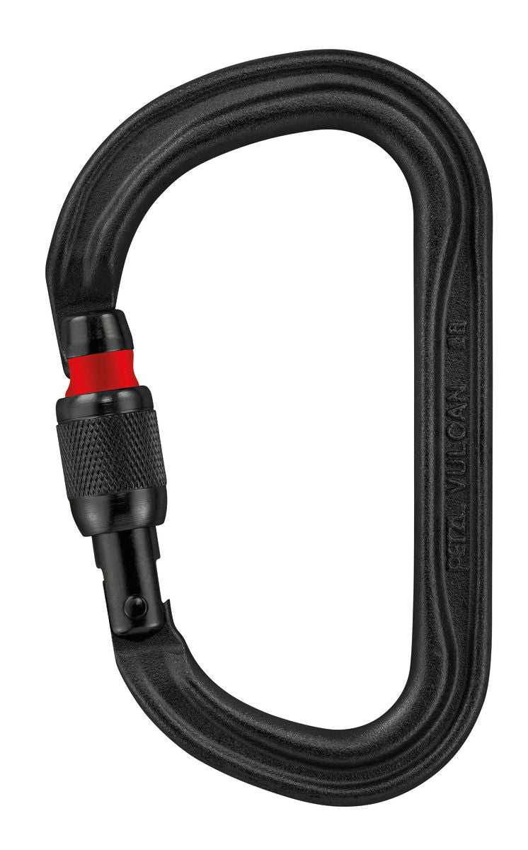 Petzl VULCAN Screw-Lock Steel Carabiner Black