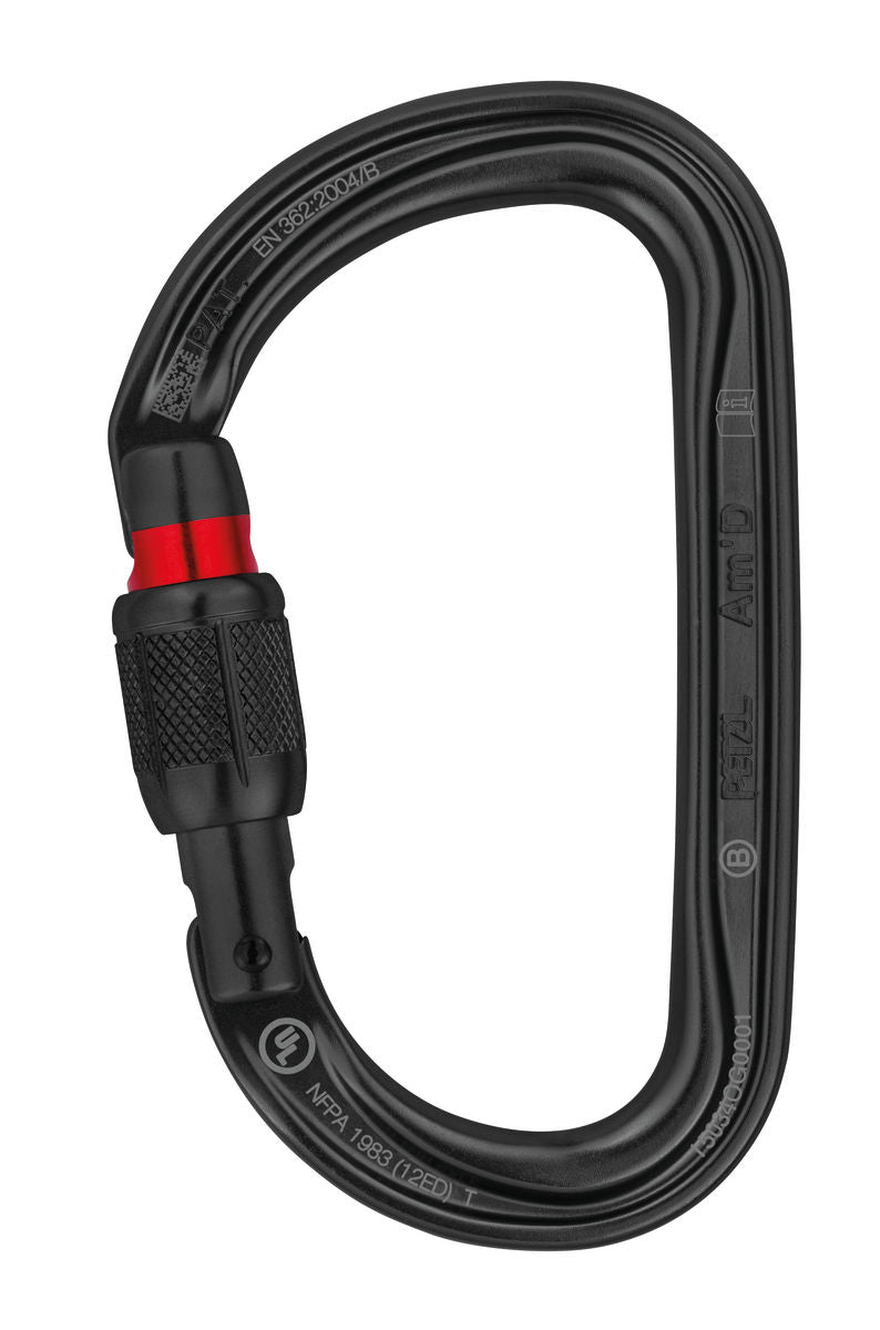 Petzl Am'D Screw-Lock Carabiner Black