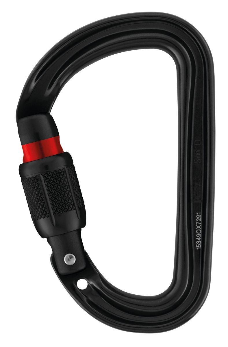 Petzl Sm'D Screw-Lock Carabiner Black