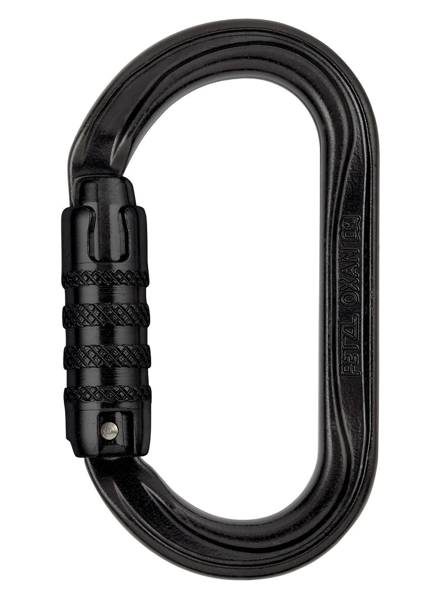 Petzl OXAN Triact-Lock Steel Carabiner Black
