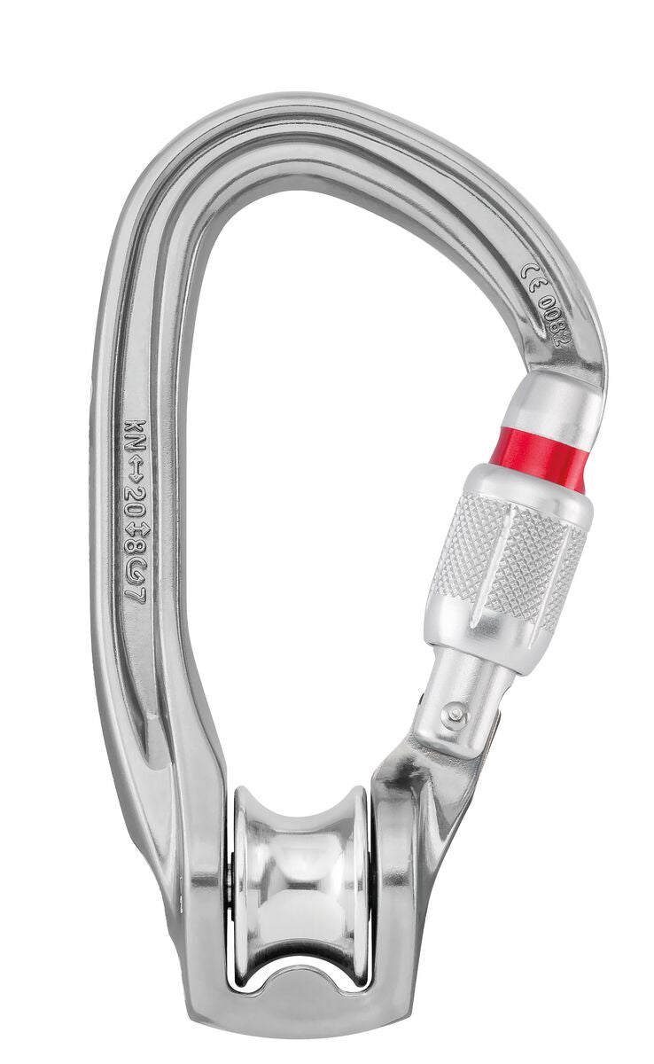 Petzl ROLLCLIP Z Screw-Lock Pulley Carabiner