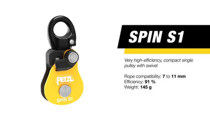 Petzl SPIN S1 Pulley Black