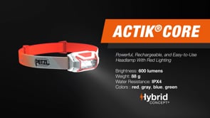 Petzl ACTIK CORE Headlamp